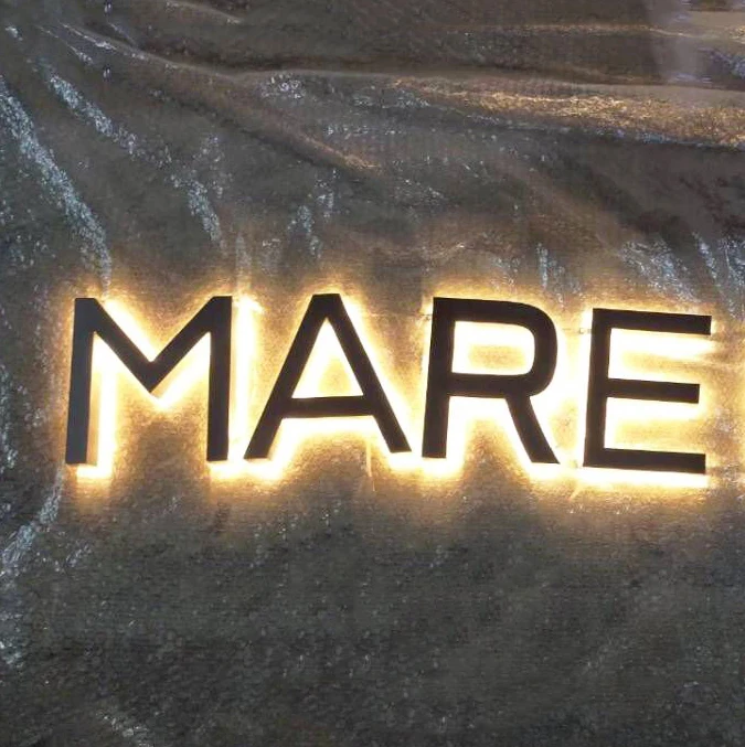 3D Shop Name Logo Sign Factory Custom Illuminated Led Letter Sign Led Sign Logo for Storefront Backlit Channel Letter Signage