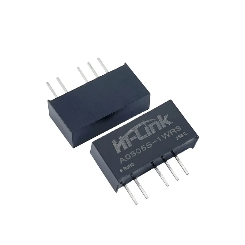 Hi-Link New mini DC/DC Converter A0305S-1WR3 1W 3V to Dual Output 5V 100mA SwitchingPower Module for led lighting in stock