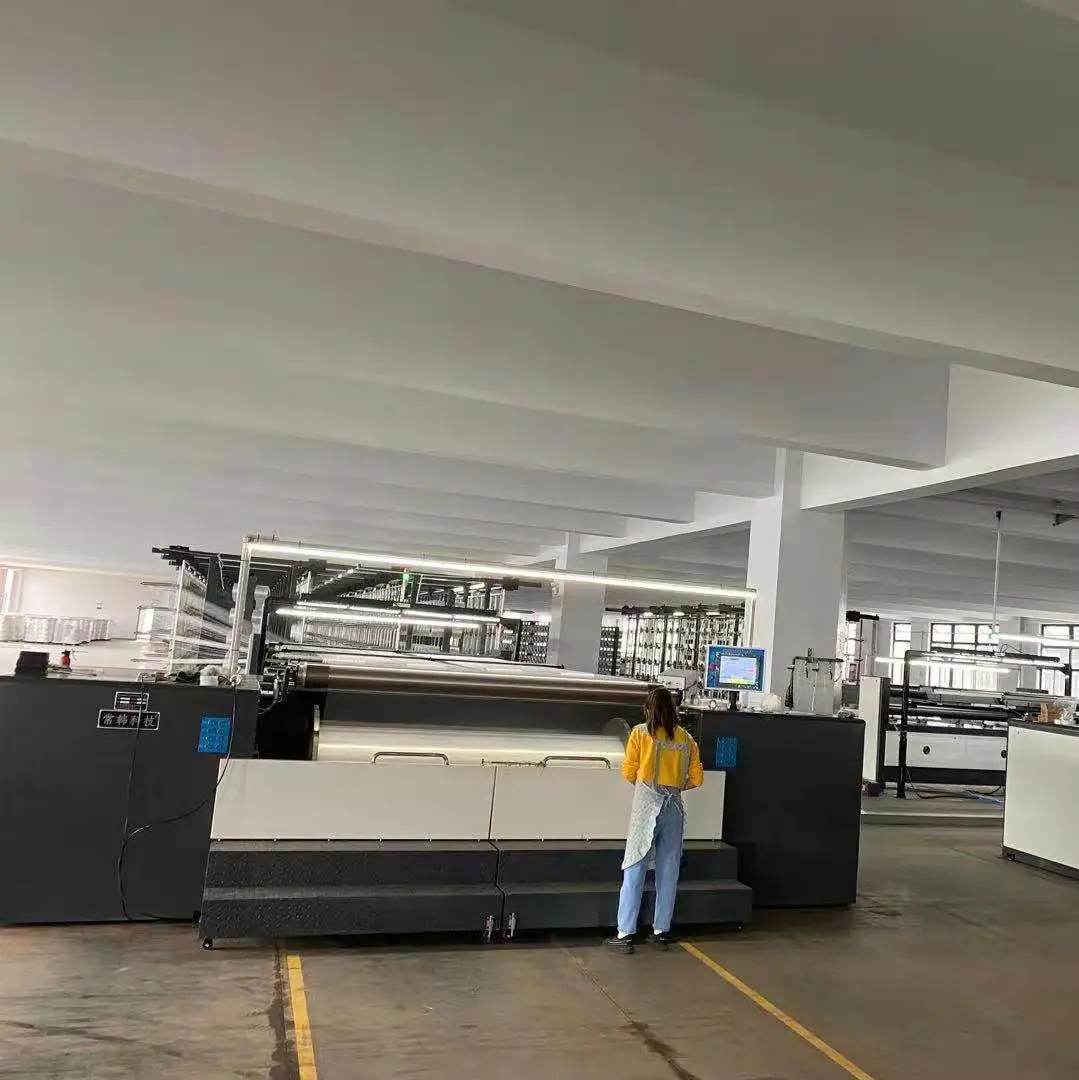 CH90/50DNC computer controlled high speed copy beam direct warping machine
