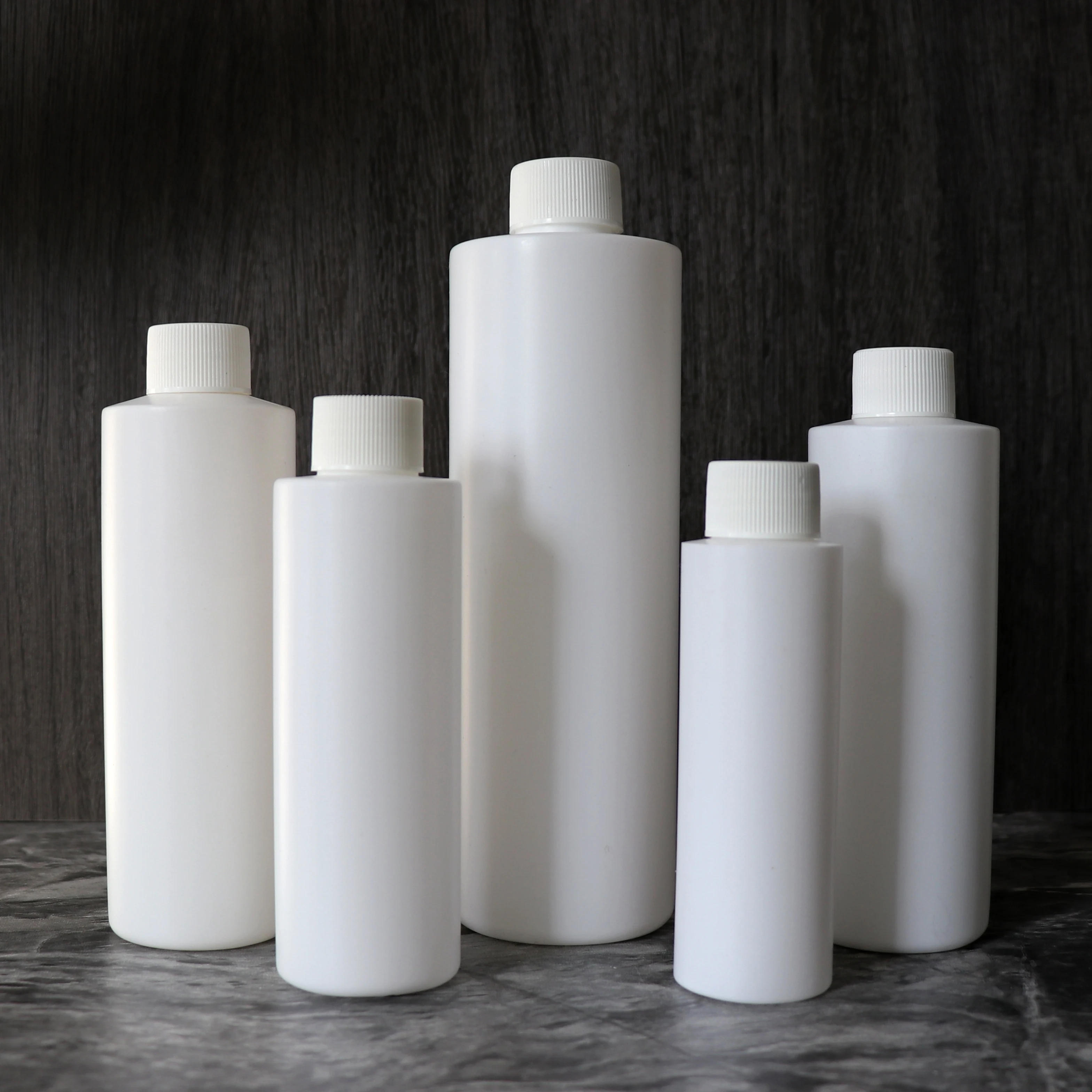 Custom Empty 100ml 200ml 500ml HDPE Soft Touch Bottle Cosmetic packaging Squeeze Shampoo Bottle Plastic Lotion bottle