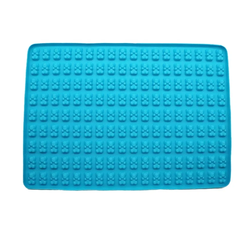 Food Grade Silicone Bear Gummy Molds Puppy Dog Treat Tray for Baking and Freezing Candy Chocolate Biscuit Ice Cube