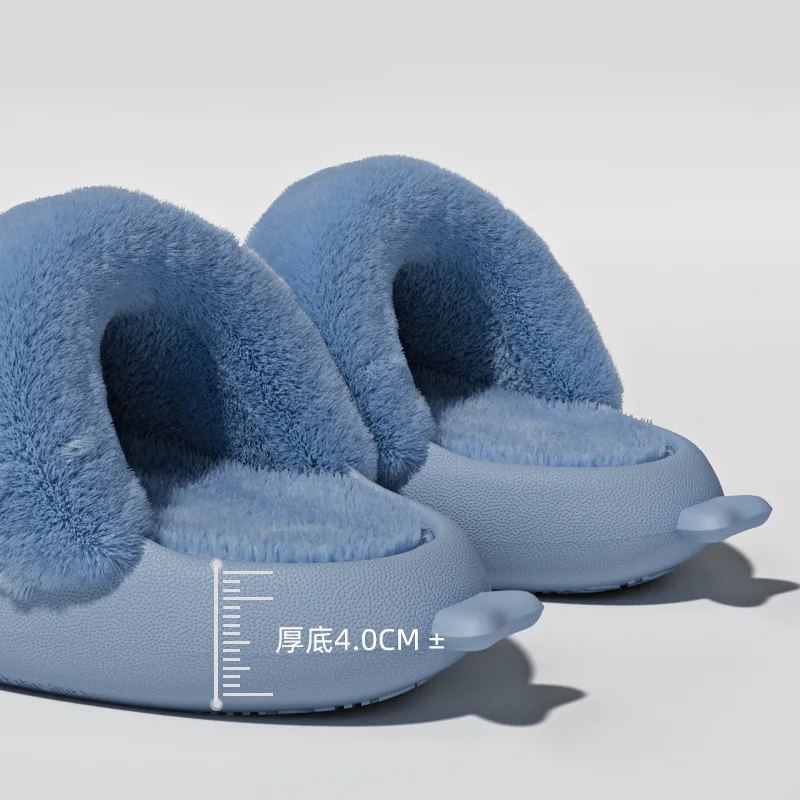 Original Design Shark Shape Winter Waterproof Women House Slippers Wholesale New Style