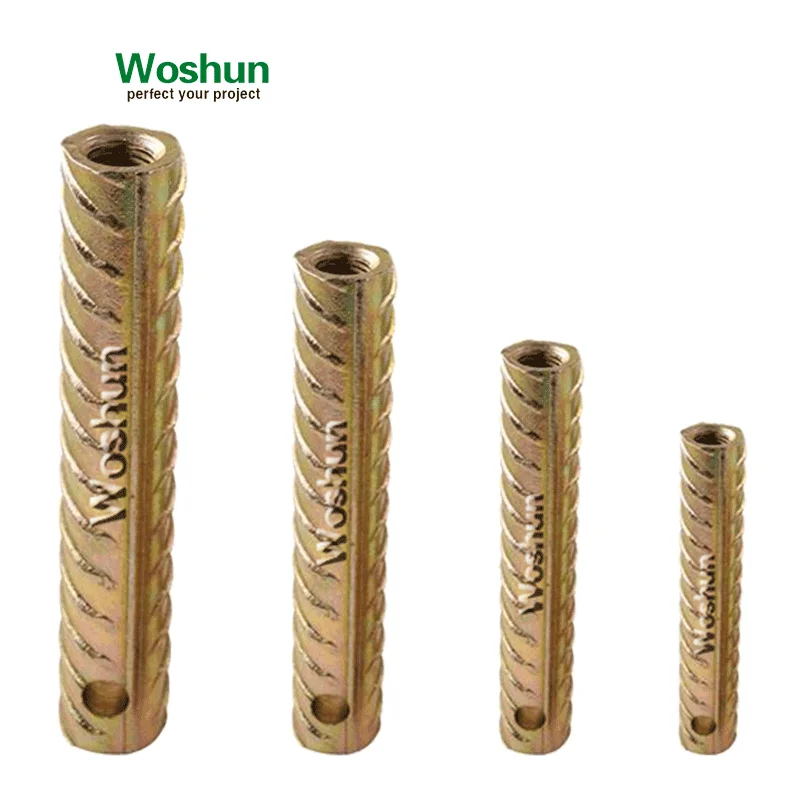 Precast Concrete Anchor Steel Construction Materials Threaded Pipe Sleeve Lifting Socket Steel Thread Insert Connecting Sleeve