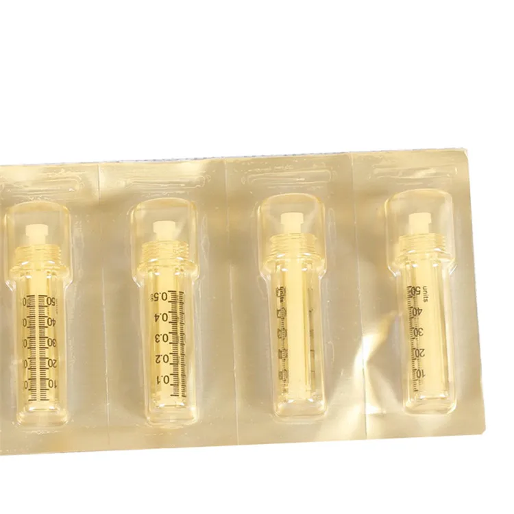 0.3ml 0.5ml Disposable Plastic Ampoule/Syringe/Needle for Hyaluronic Aicd Pen/Gun