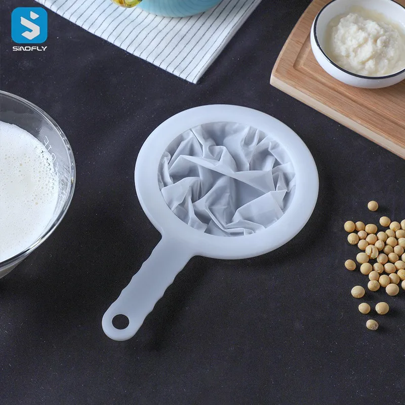 High Quality Juice Super Fine Sieve 100 200 400 Mesh Strainer Kitchen Tools Coffee Soybean Milk Filter Colanders