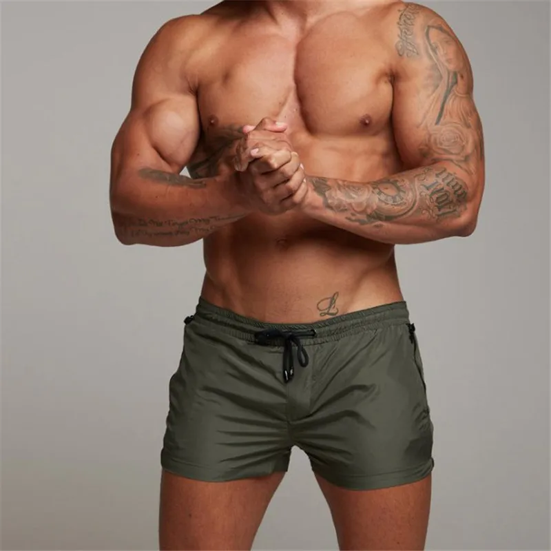 2021 Summer Swimwear Men Swimsuit Swimming Trunks Boxer Short Sexy Mens Swim Briefs Beach Shorts Surf Board mayo Wear sunga Suit