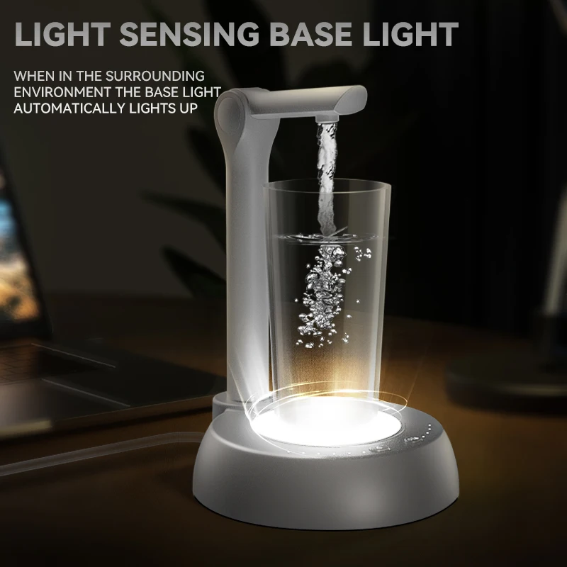 Top Sellers 2023 for Amazon Electric Folding Water Pump with USB Charging and Auto-Off, Low Noise Portable Water Dispenser