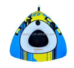 Towing Tube with Heavy duty Nylon Cover and Towing Strap Durable PVC Designer Towing Funtube for Water Sport