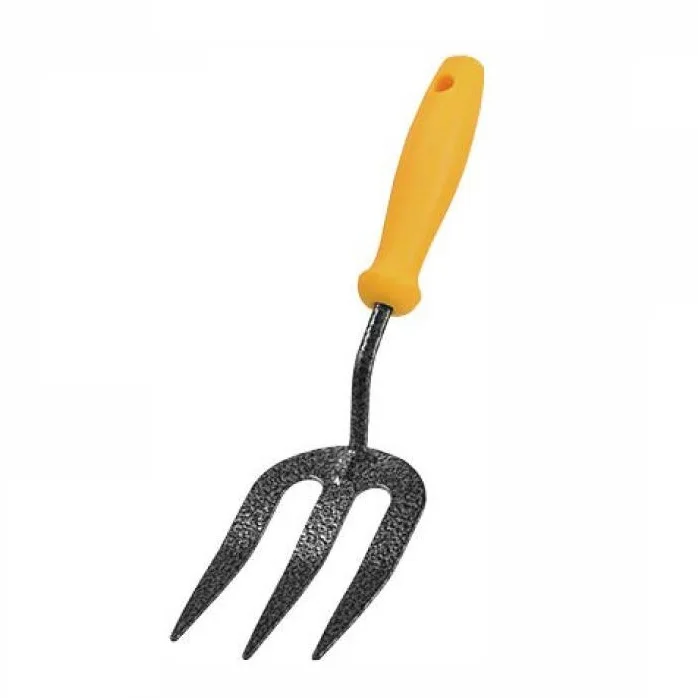 Five Teeth Garden Iron Steel Hand Rake Leaf Rake for Gardening Cultivating Loosening Weeding Mulching