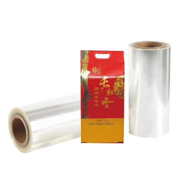 Bopp Laminating Film Roll Form Printed Moisture Proof Customized Plastic Laminated Film