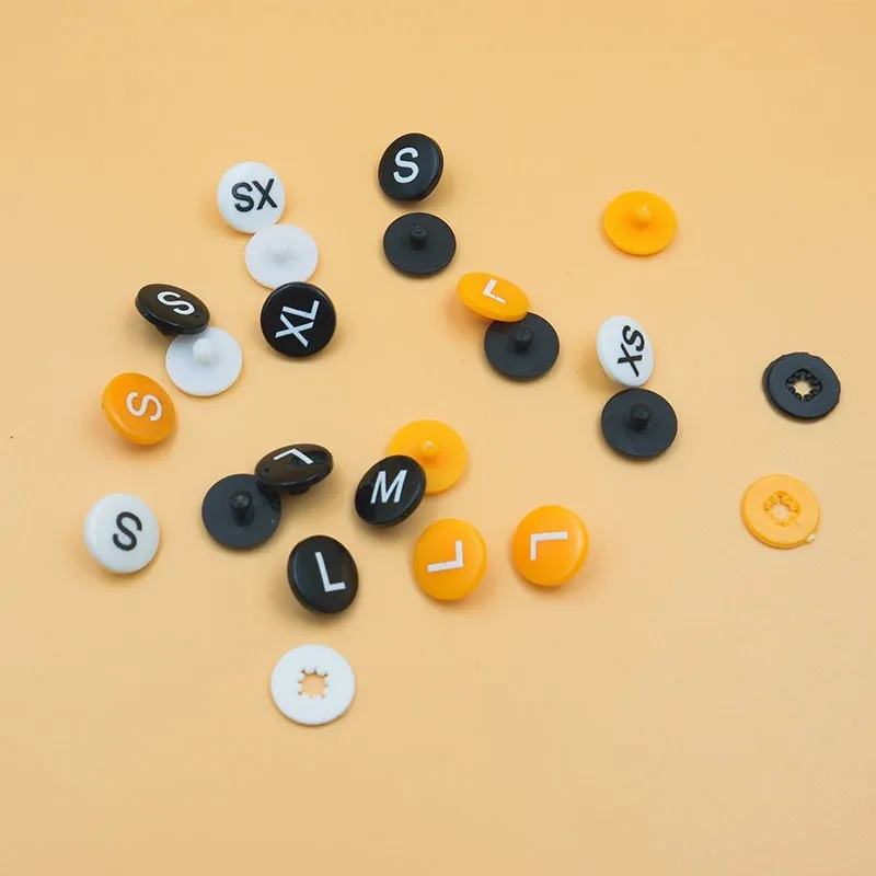 Eco Friendly Recycle Nylon Detachable  Alphabet Letter Label Neck Customizable Size Tags for Clothing Brands