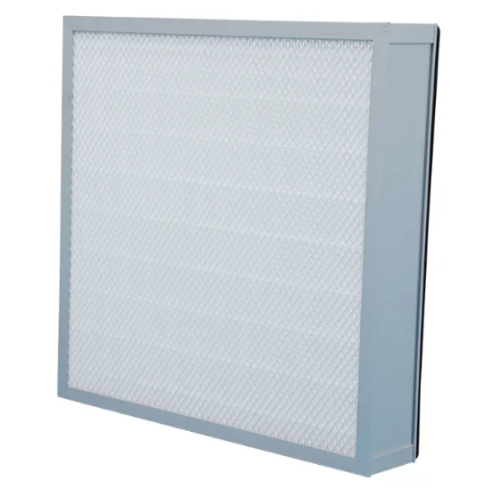 Custom High Standard Aluminum Frame Without Clapboard Clean Room Hepa Air Filter