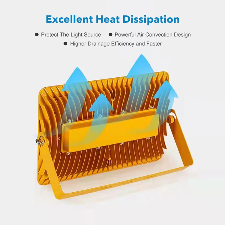 Outdoor Die Cast Aluminum IP65 Waterproof  50 100 200 300 400 500 600 Watt Customized Led Flood Light