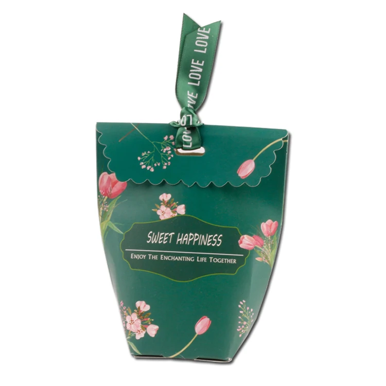 Wedding candy gift paper box,Sweet flower-shaped party baby-shower wedding/christmas favors candy box