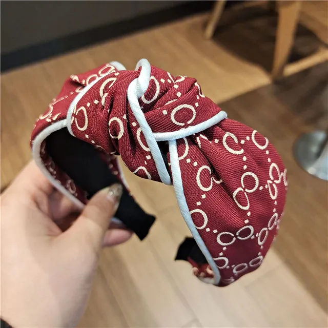 Factory Customization Wholesale Hairband Designer Hair Accessories Fabric Knotted Headband