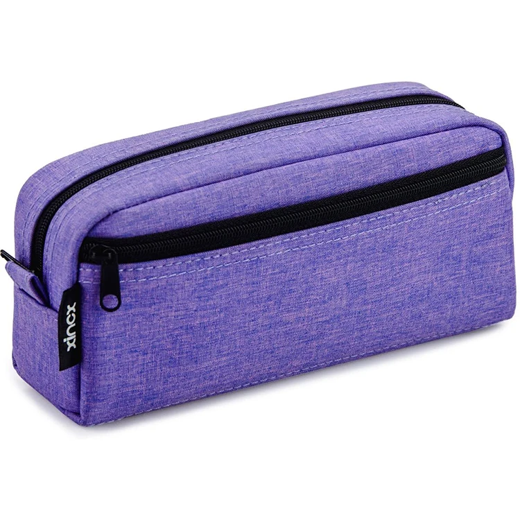 Popular Hot Selling Custom Logo Multi-colored Pencil Case Bag Stationery Pouch With Zipper