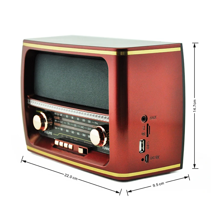 Kemai 1970 Antique Boombox Old School Model Portable Am Fm Vintage Radios Usb Mp3 Music Old Look Fashion Style Wooden Radios