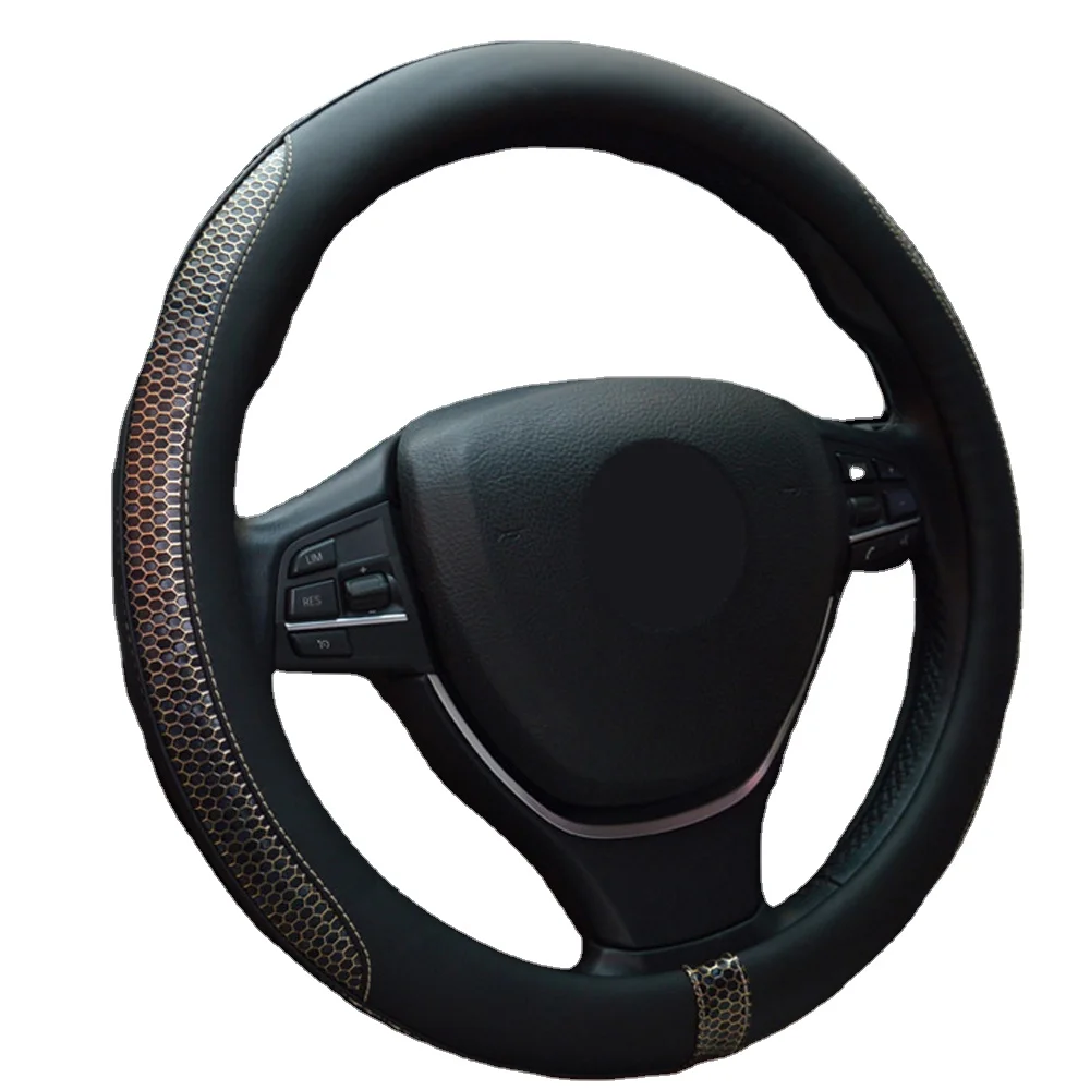 Premium Leather Steering Wheel Cover All