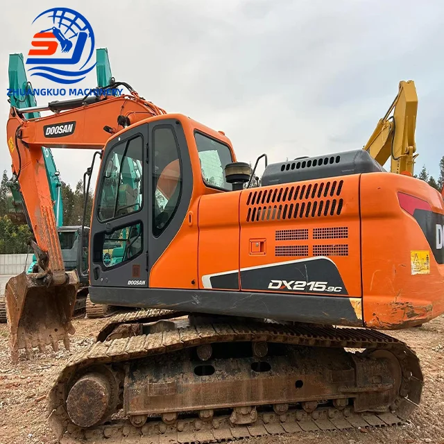 Factory low price hot sale 100% Original Used Doosan Dx215-9c Crawler Excavator 21 Tons DX215 Dx225 Dx220 Dh225 Dh220 For Sale
