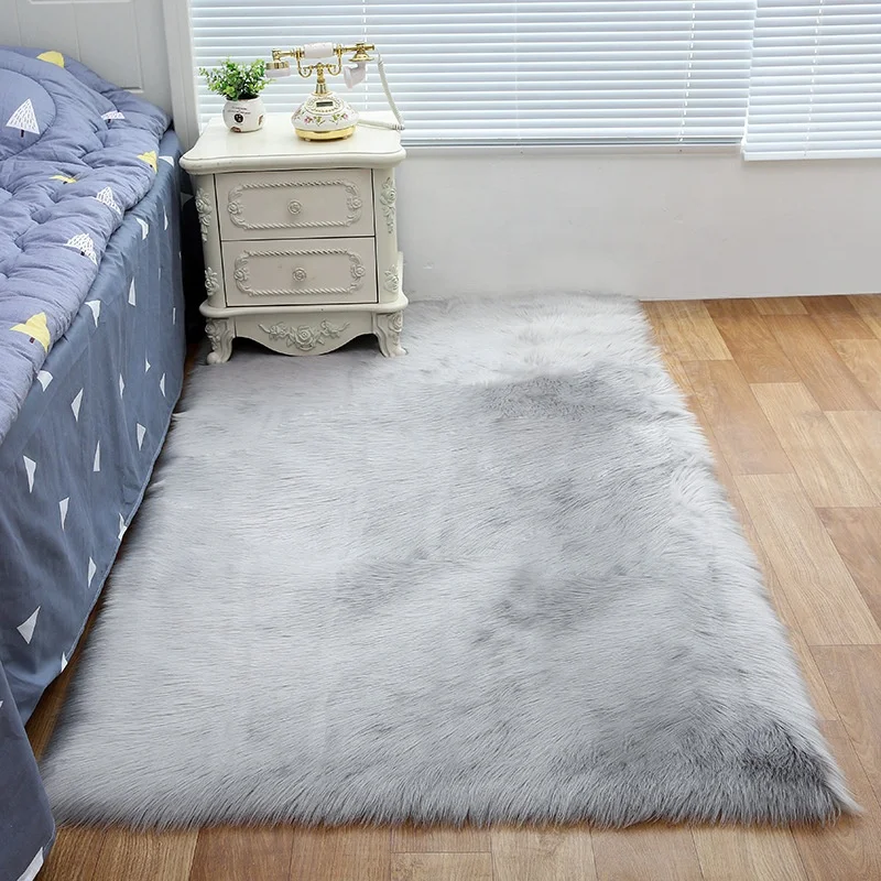 Cheap Sheepskin Shaggy Flokati Carpet Wholesale Natural Sleeping Rug