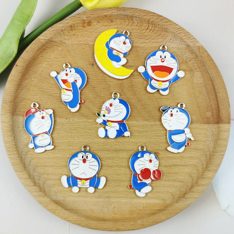2023 Jewelry Wholesale Metal Alloy Japanese Anima kawaii Enamel Cartoon Charms Pendant for Bags Keychain Necklace Making