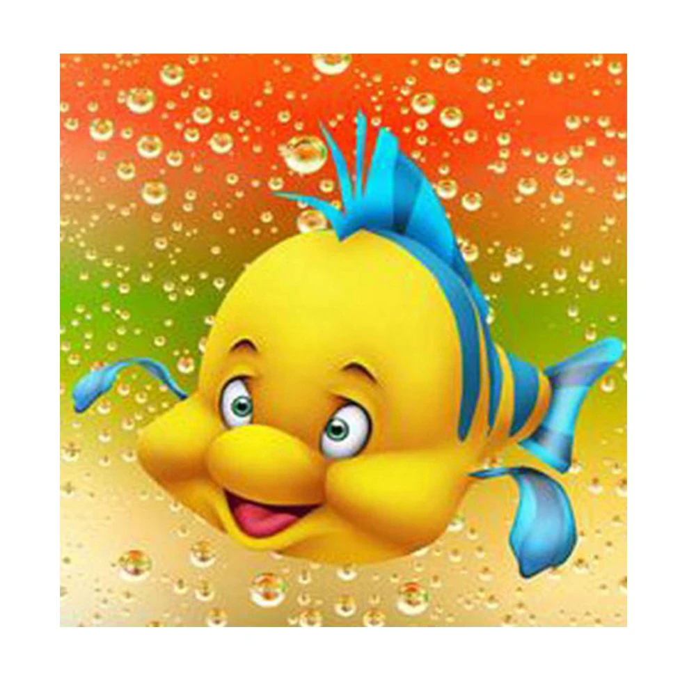 Алмазов картина маленькая Желтая горбыль полный дрель Мозаика DIY Алмазная Живопись Вышивка крестом домашний декоративный ремесло