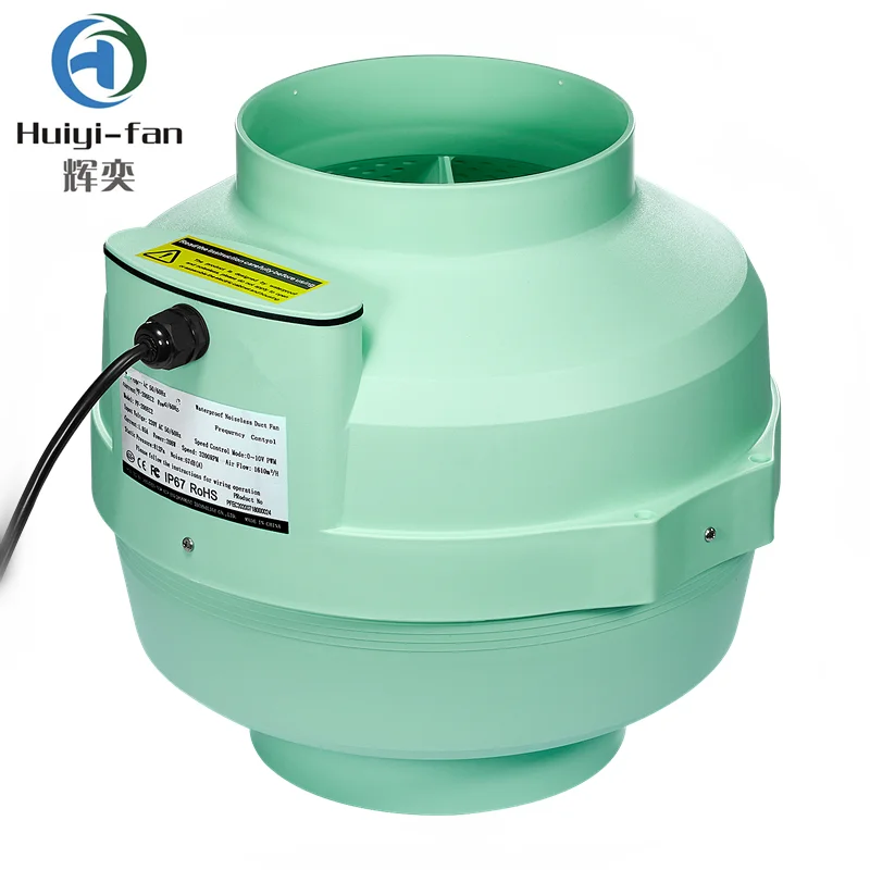8 inch EC frequency conversion moxibustion ventilation restaurant turbocharged powerful exhaust duct fan
