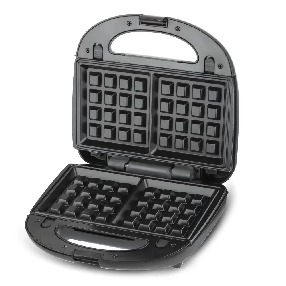 RAF Multifunctional Double-side Heating Non-stick Coating Panini Press Waffle Sandwich Maker Machine For Breakfast