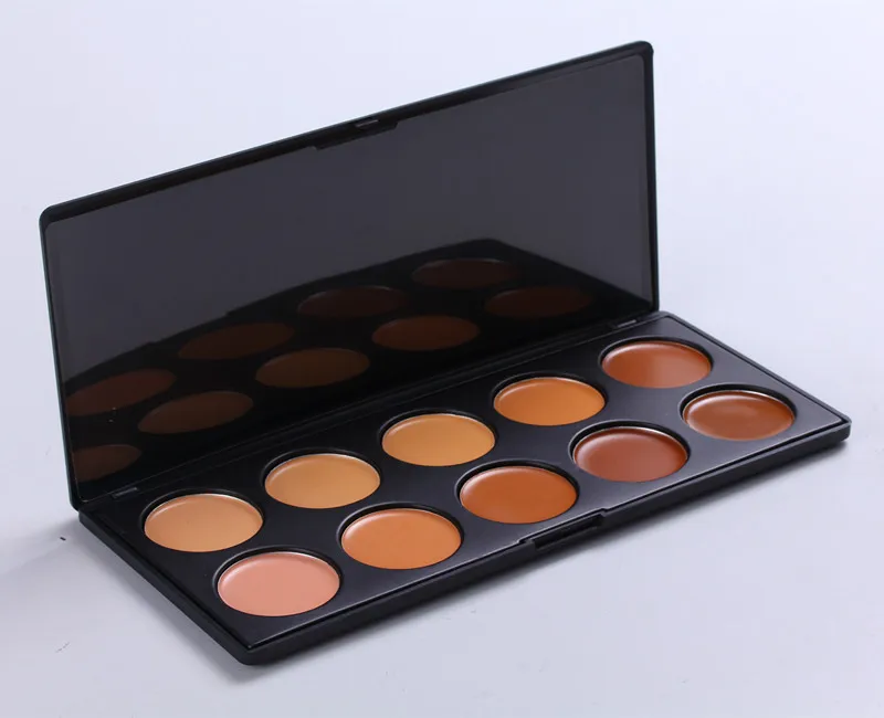 10 Colors Natural Material Long Lasting Waterproof Vegan Concealer Palette Makeup Private Label