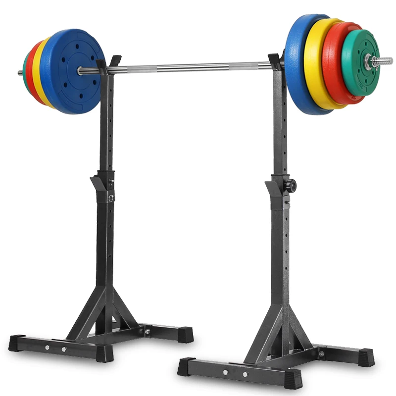 
life fitness gym barbell set weight lifting power half squat rack at home gym sport equipment training fitness squat stand 