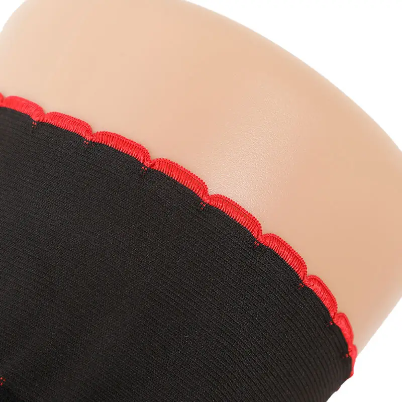 Wholesale/Custom Good Quality Over Knee Women Sexy Stockings Hot Selling Red and Black Two-color Silicone Anti Slip Stocking