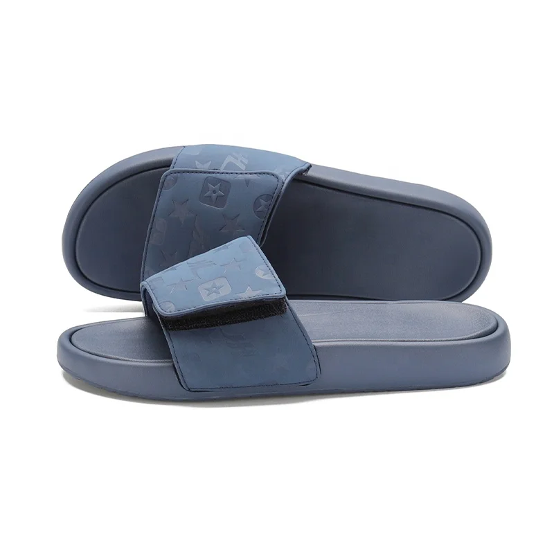 Xsheng Anti-Slip Oem Soft Sole Logo Perfume Box Slide Custom Customize Your Own Slides  Slides Slippers For Men New Model