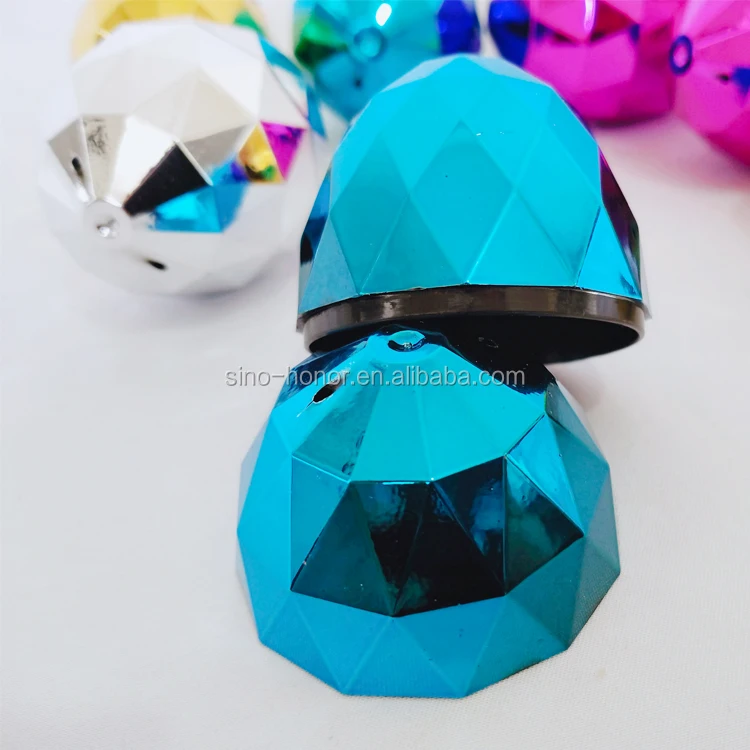 glitter decoration plastic easter egg