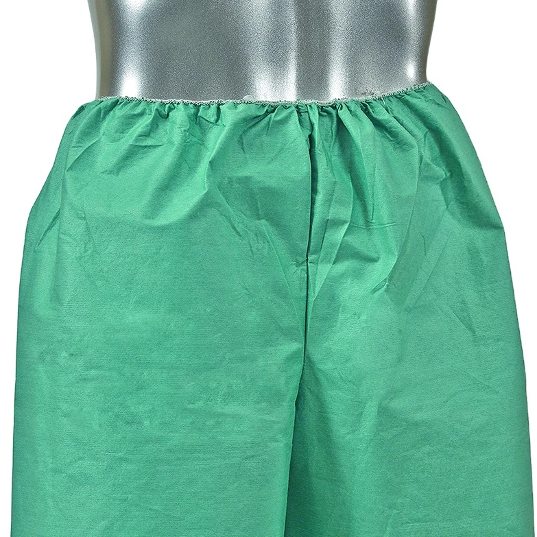 Low price Disposable Non-woven Fabric SMS Colonoscopy Checking Pants Exam Pants Colonoscopy Shorts For Hospital