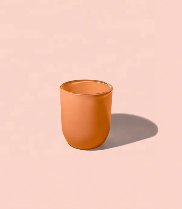 Wooden Wick Round Bottom Square Candle Holder Iridescent Electroplating Scented Candle Glass Jar With Lid Wholesale