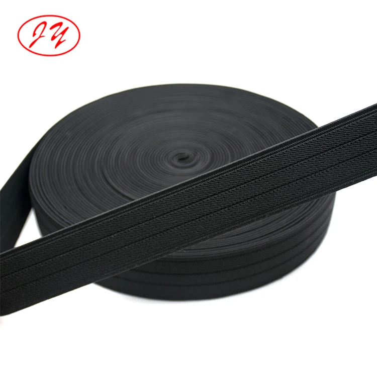 Elastic Webbing Tape 1 Inch Wide Knit Spool Heavy Stretch High Elasticity Band Polyester Woven Webbing