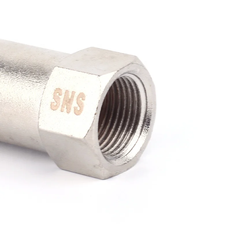 SNS CV Series One Way Nickel-Plated Brass Check Valve Non Return Valve