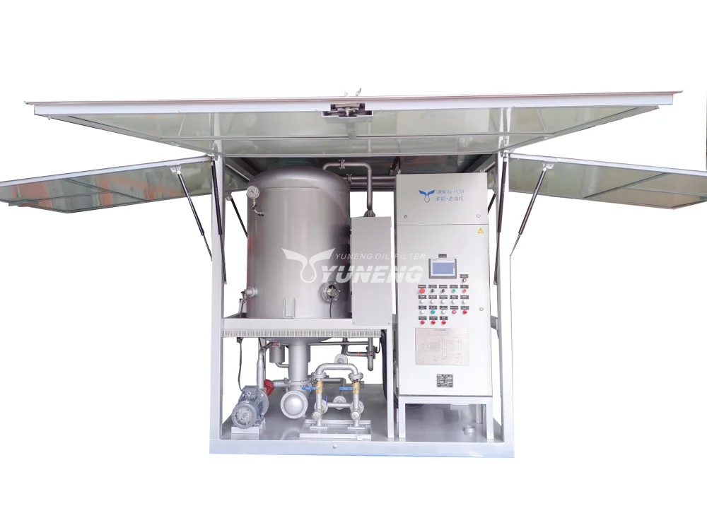 For Power Transformer Double Stage Vacuum Transformer Oil Filtration Machine
