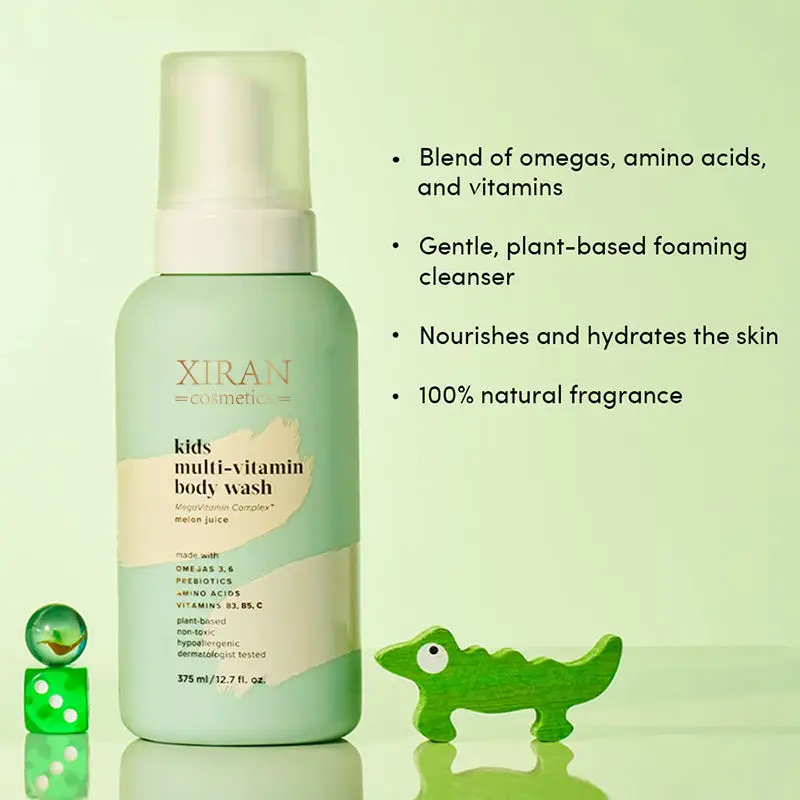 Private Label Body Wash for Kids with Amino Acid and Vitamin C Kid Baby Body Wash Bubble Bath