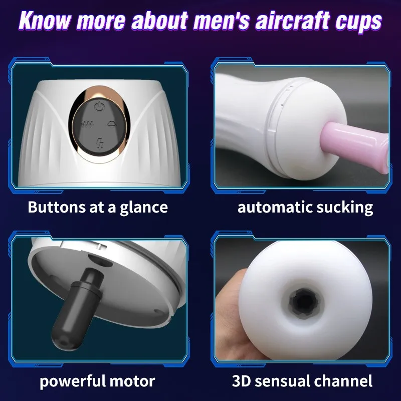 Soft Inside Convenient Cleaning Voice Interaction Piston Experience USB Gharying Design Male Masturbating Machines for Men