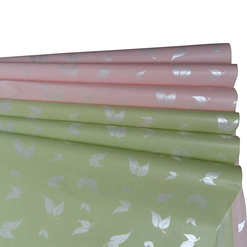 Custom Printing 17gsm Pearlescent Packaging Scented Tissue Paper For Gift Wrapping