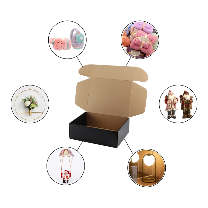 Custom Logo Cardboard Corrugated Best Welcome Fashion Gift Watch Luxury Black Packaging Paper Box