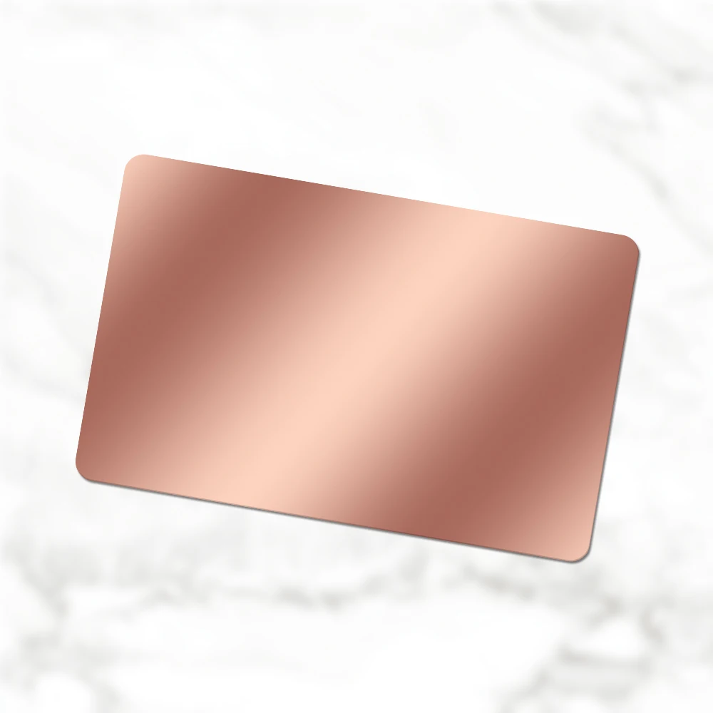 Customized Metal Cards Blank Business Cards Laser Engraved Factory direct sale Metal Card