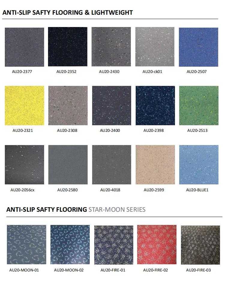 PVC Anti-slip safety emery bus floor covering