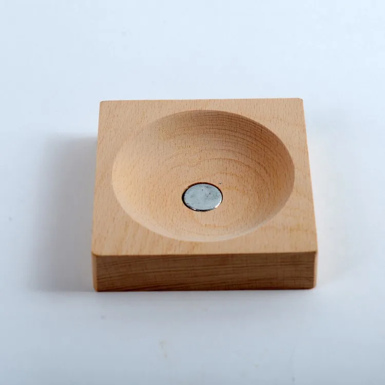 30 Minutes Colorful Hourglass 15 Minutes Magnet Sand Clock Glass Timer with Square Wood Base