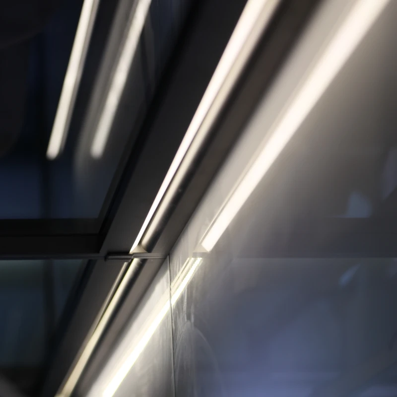 Angled 45 degree Led light under kitchen cabinets