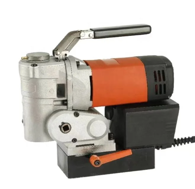 CHTOOLS Industrial Electric Horizontal Magnetic Drill Press Automatic Feed Folding Type Handle