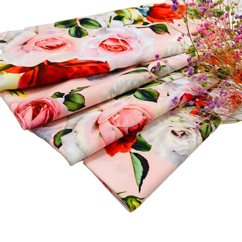 Custom digital printing fabric 100% polyester peach skin fabric for children fabric water proof wind proof for jacket