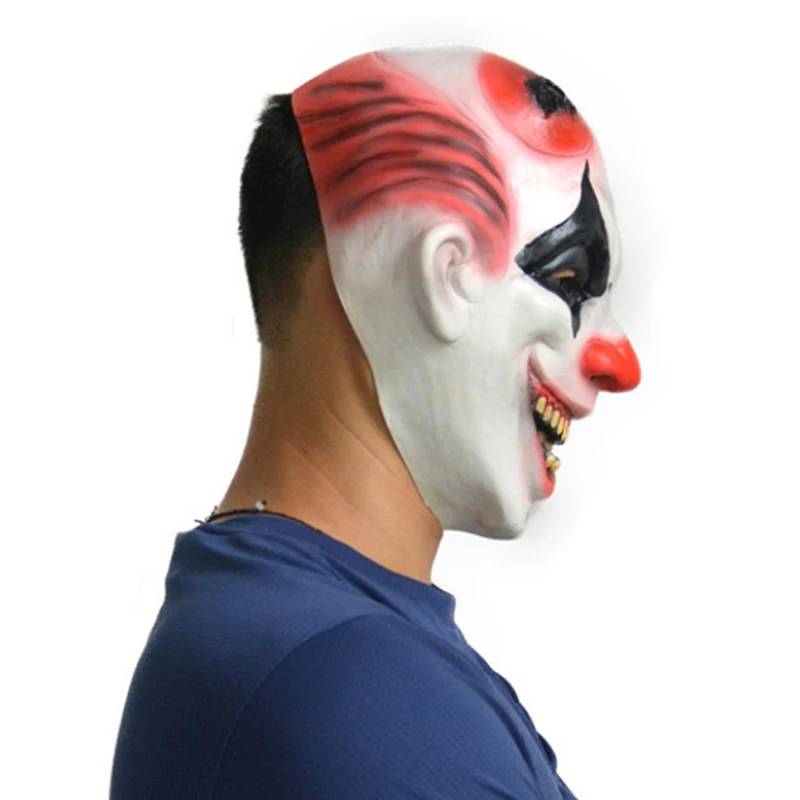 
Joker Mask Movie The Dark Knight Cosplay Horror Scary Clown Mask Halloween Latex Masks Party Costume 