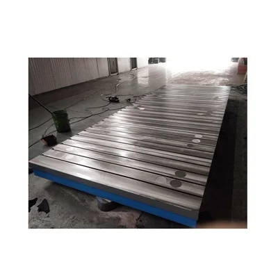 good quality precision cast iron surface plate with t-slot